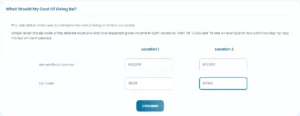 Cost of living calculator
