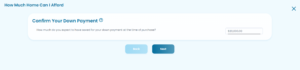 home affordability calculator screen 3