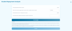 Fitbux student loan payoff calculator prepayments